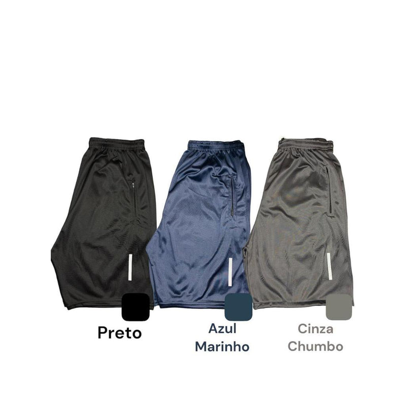 KIT 3 Bermudas Dry Sport - WIZANI